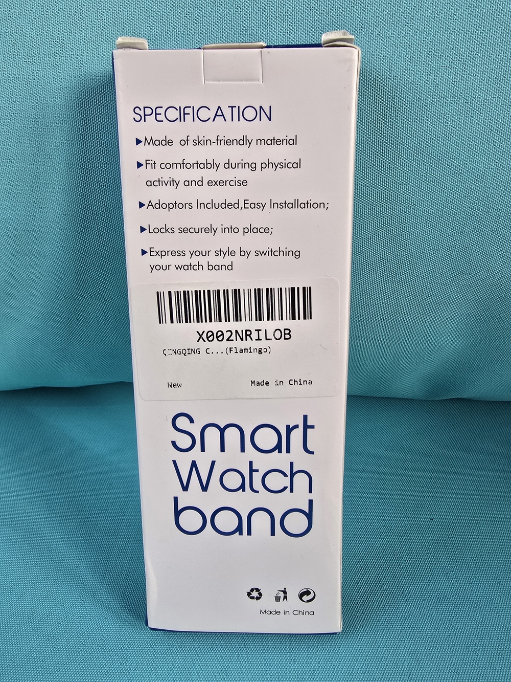 💚 Flamingo Print Smartwatch Band - Picture 2 of 2